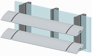 Fastening on a guide rail