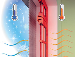 ALUTECH roller shutters: heating and conditioning costs saving
