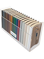 Образец цветовой гаммы Профили AG/77 в упаковке-кассете, оргстекло (20 цветов)